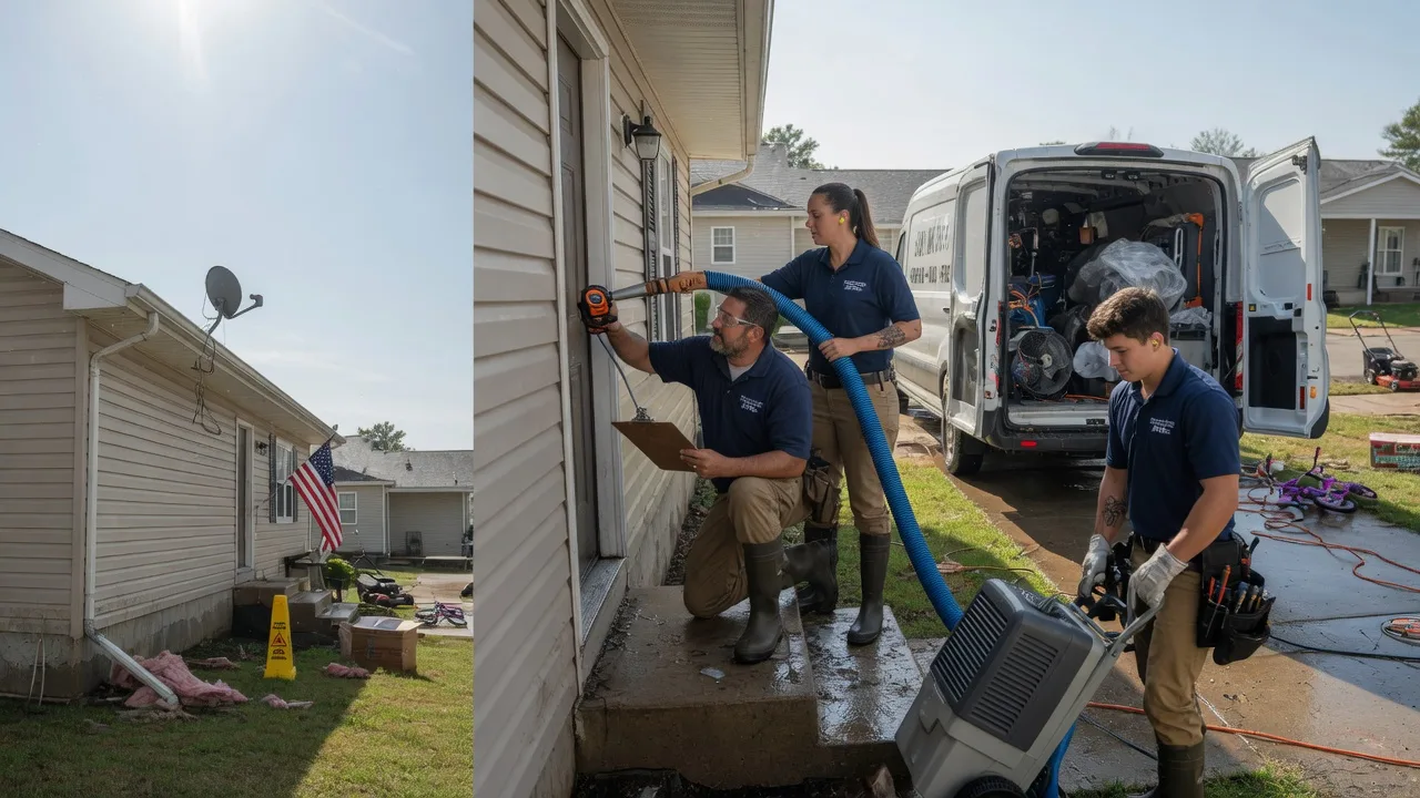 Ceiling Water Damage Restoration in Alma, KS near me